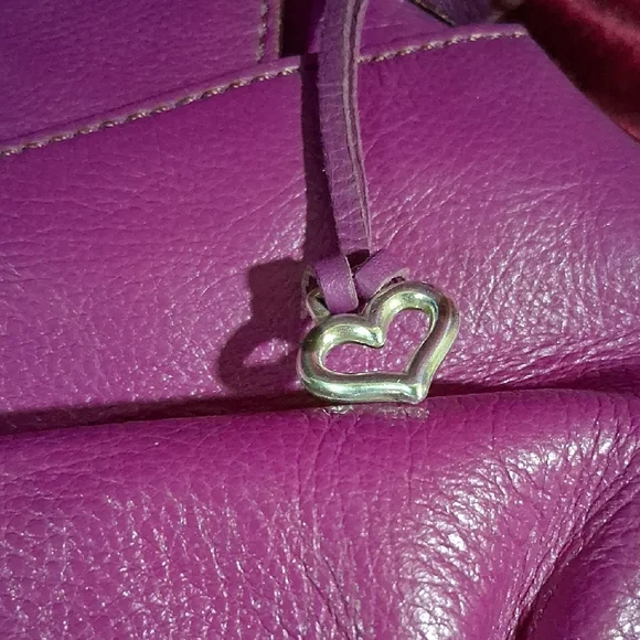 Brighton Purple Crossbody Bag with Tassel Charm - Picture 8 of 13